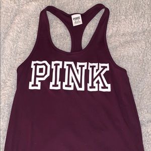 pink racer back t-shirt